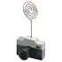 Place Card Holder Cute Shape Retro Wood Table Picture Holder Card Holder Memo Clip Holder for Home and Office Camera