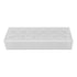 Clear Acrylic Flower Vase Multi Holes Elegant Decorative Long Rectangle Vase for Wedding Home Dining Table Decor 30cm/11.7in