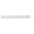 Kids Growth Chart Accurate Baby Height Growth Chart Ruler Removable Canvas Wall Hanging Measurement Chart for Home Classic White