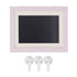 Kids Art Frame HDF Durable Magnetic Design Changeable Art Picture Frame with Storage Slot for Crafts Drawing Pink