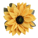 Sunflower Wreath for Front Door Round Artificial Yellow Sunflower Wreath for Front Door Window Party Home Decor 15.7in