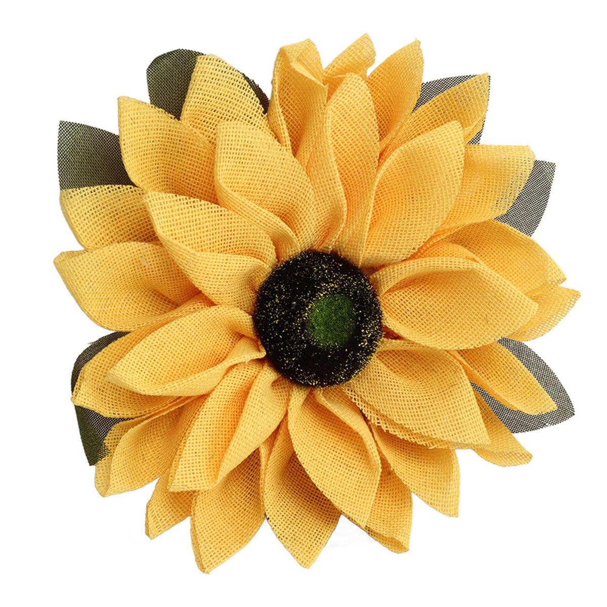 Sunflower Wreath for Front Door Round Artificial Yellow Sunflower Wreath for Front Door Window Party Home Decor 15.7in