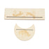2 Pieces Wooden Tarot Card Stand Holder Stable Moon Shape and Rectangle Wooden Tarot Card Display Stand Base Type C