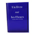 Book Vase for Flowers Acrylic Decorative Transparent Clear Book Shape Flower Vase for Home Living Room Office Blue