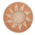 Round Grass Wall Ornaments 35cm Diameter Hand Knitting Hanging Woven Wall Baskets for Living Room Kitchen Style 1