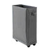 4 Roll Wheels Laundry Basket with Handles Oxford Cloth Storage Bin for Household Sundries Dark Gray