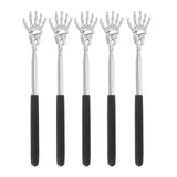 5Pcs Extendable Back Massager Stainless Steel Telescopic Portable Retractable Rear Back Scratcher