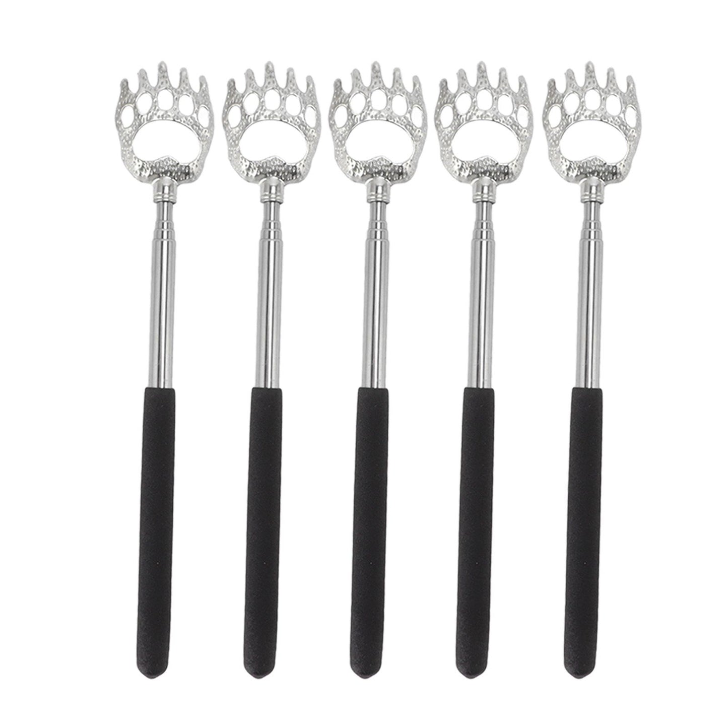 5Pcs Back Scratcher Telescopic Back Scratchers Stainless Steel for Head Body Arm