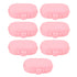7PCS Medicine Case Portable Detachable Safe Mini 4 Compartments Medicine Organizer for Outdoor Travel Pink