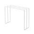 Kitchen Countertop Dishcloth Drying Rack Iron Dishcloth Towel Holder Free Standing Dish Rag Storage Hanger White