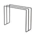 Kitchen Countertop Dishcloth Drying Rack Iron Dishcloth Towel Holder Free Standing Dish Rag Storage Hanger Black