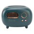 Retro Radio Shape Tissue Cover Box Vintage Radio Tissue Box for Bathroom Living Room Bedroom Nightstand Desk Table Green