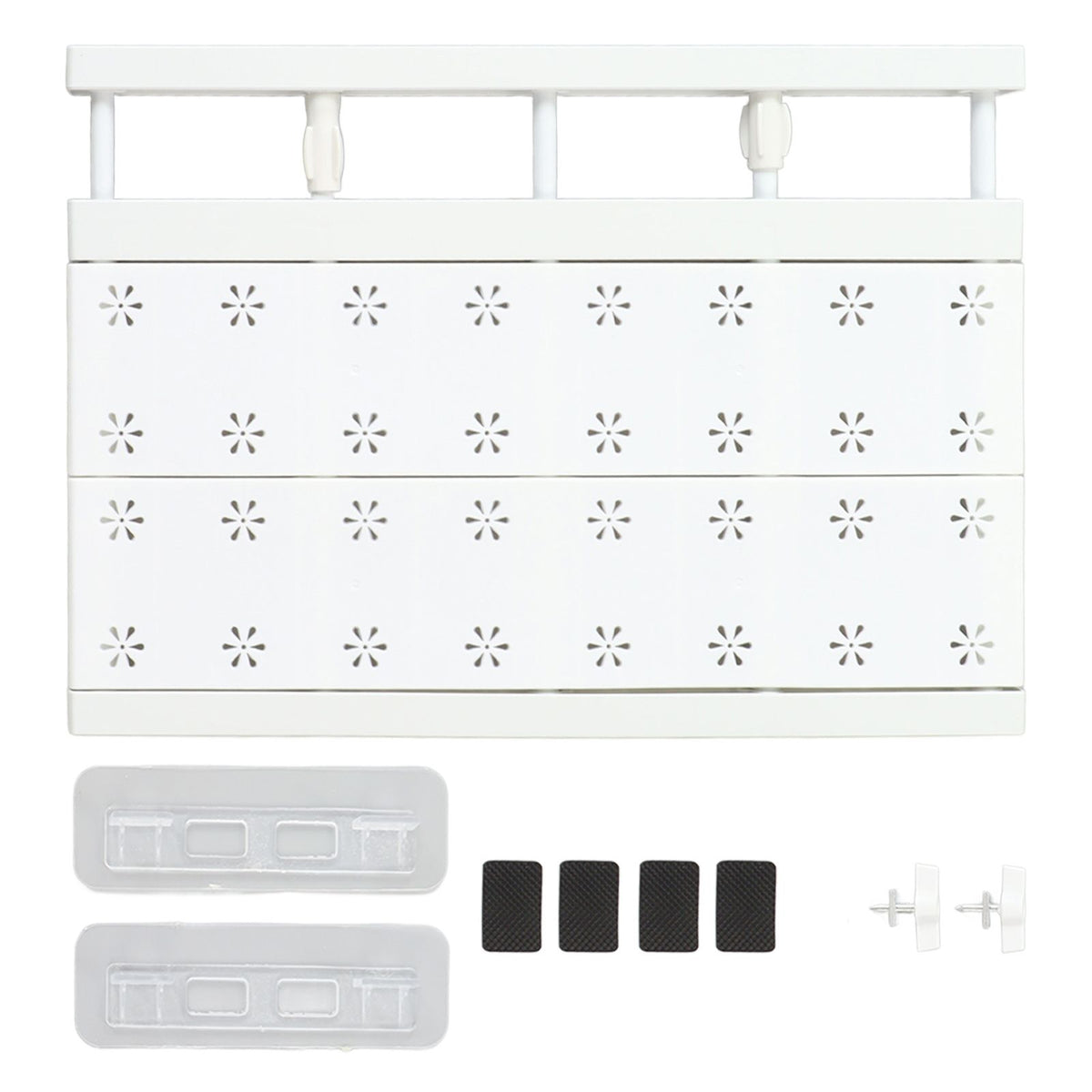Expandable Closet Shelf Space Saving Punch Free Strong Bearing Capacity Wardrobe Clothes Dividers for Home 30‑40cm/11.8‑15.7in
