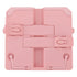 Reading Rack Foldable Portable Round Edges ABS Scratch Resistant Book Stand Holder for School Library Pink