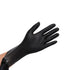 100PCS Food Gloves PVC High Elastic Protective Gloves for Cleaning Catering Black L