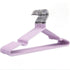 Clothes Hangers Prevent Slip Space Saving Heavy Duty Dry Wet Thick Clothes Hangers for Home Dormitory Purple