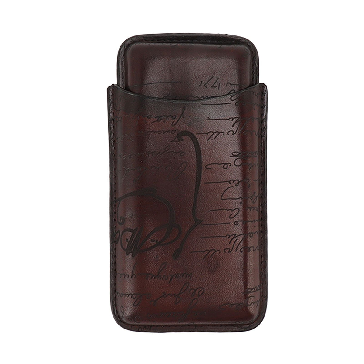 Leather Cigar Holder Travel Portable Soft Touch Elegant Breathable Cigar Case for Gift Giving