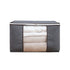 4Pcs Gray Quilt Storage Bag Organizer Large Capacity Breathable House Moving Clothes Packing Bag