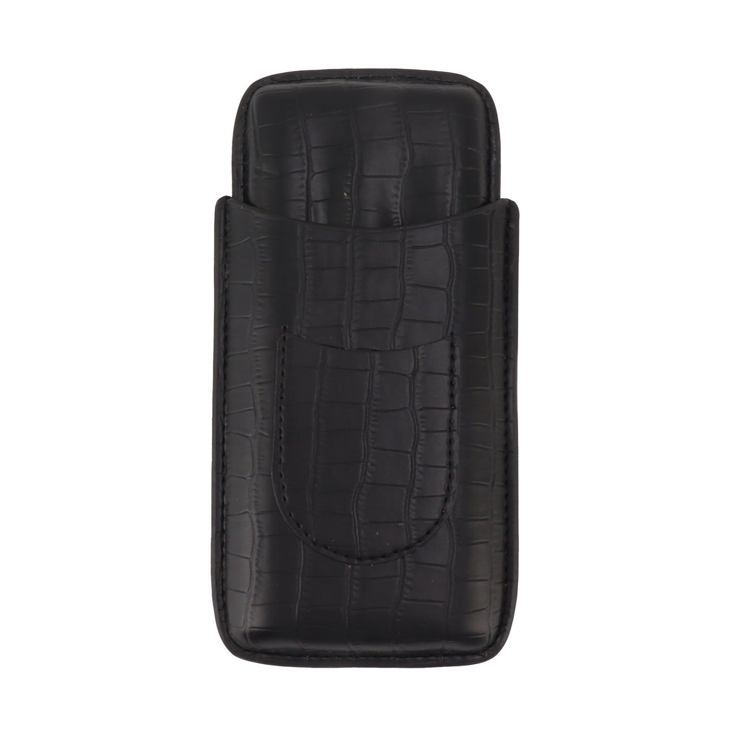 Cigar Holder Portable Tight Stitching Colorfast Lightweight 3 Finger Cigar Humidor Case for Travel Home
