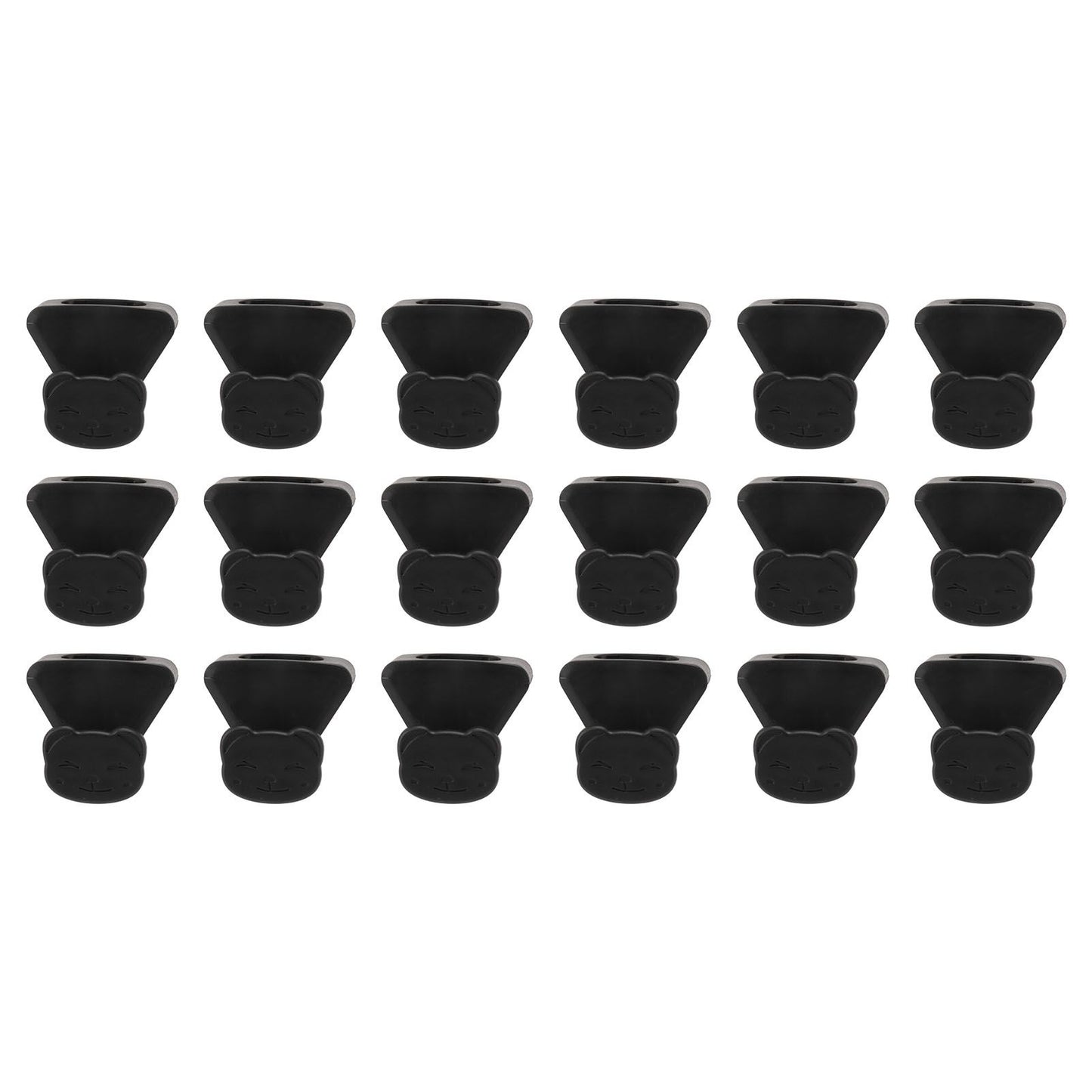 18 Pcs Clothes Hanger Connector Hook Space Saving Strong Bearing Hanger Extender for Closet Wardrobe Cartoon Style