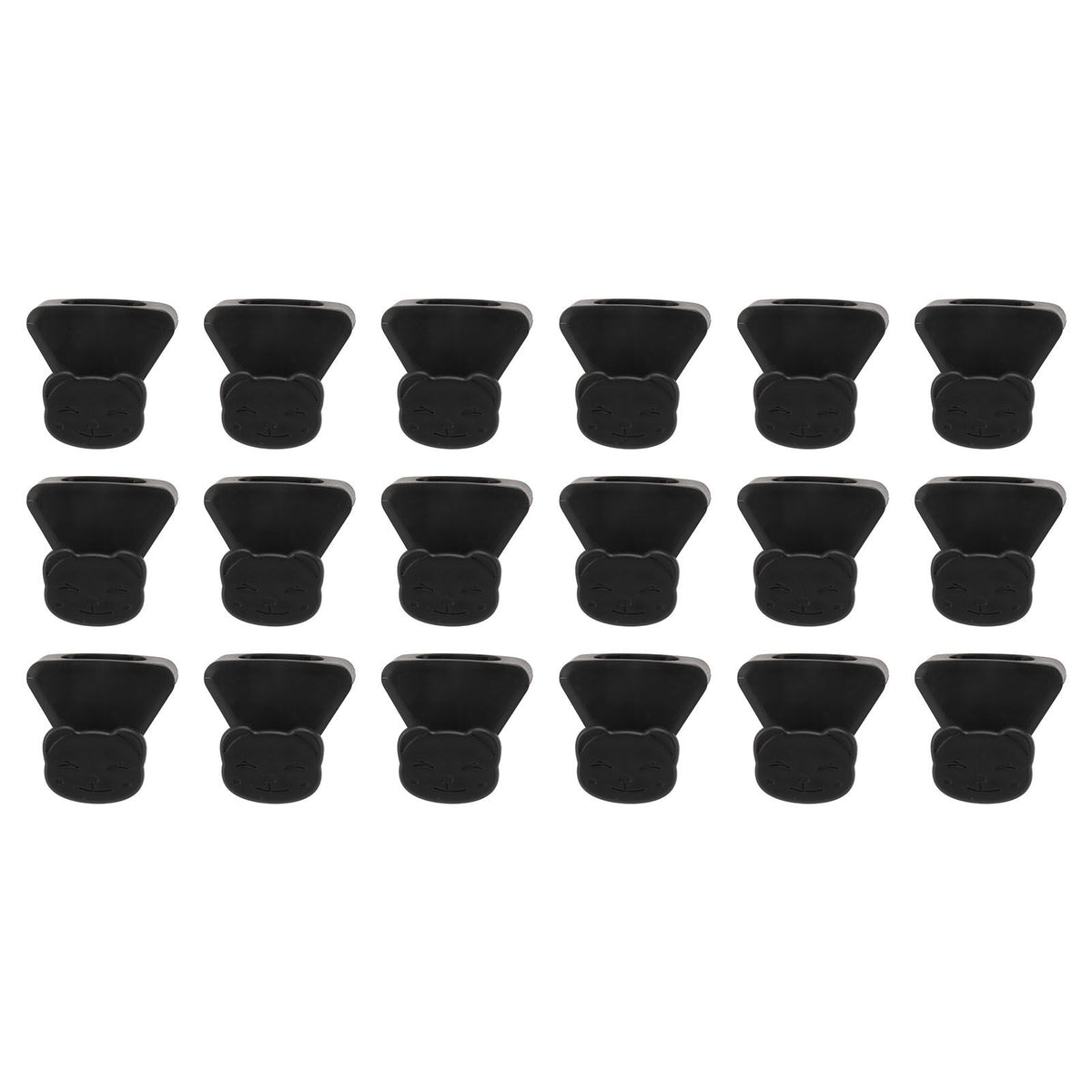 18 Pcs Clothes Hanger Connector Hook Space Saving Strong Bearing Hanger Extender for Closet Wardrobe Cartoon Style