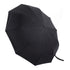 Automatic Umbrella 10 Ribs Windproof Sun Protection Dual Use Travel Umbrella with LED Torch for Outdoor Travel Business