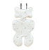 Soft Baby Stroller Seat Cushion Breathable Pure Cotton Infant Car Seat Head Neck Body Support Thin Style Tulip
