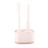 Long Handle Toilet Brush Set Deep Cleansing Multifunctional Hanging Toilet Brush Set for Bathroom Sakura Pink