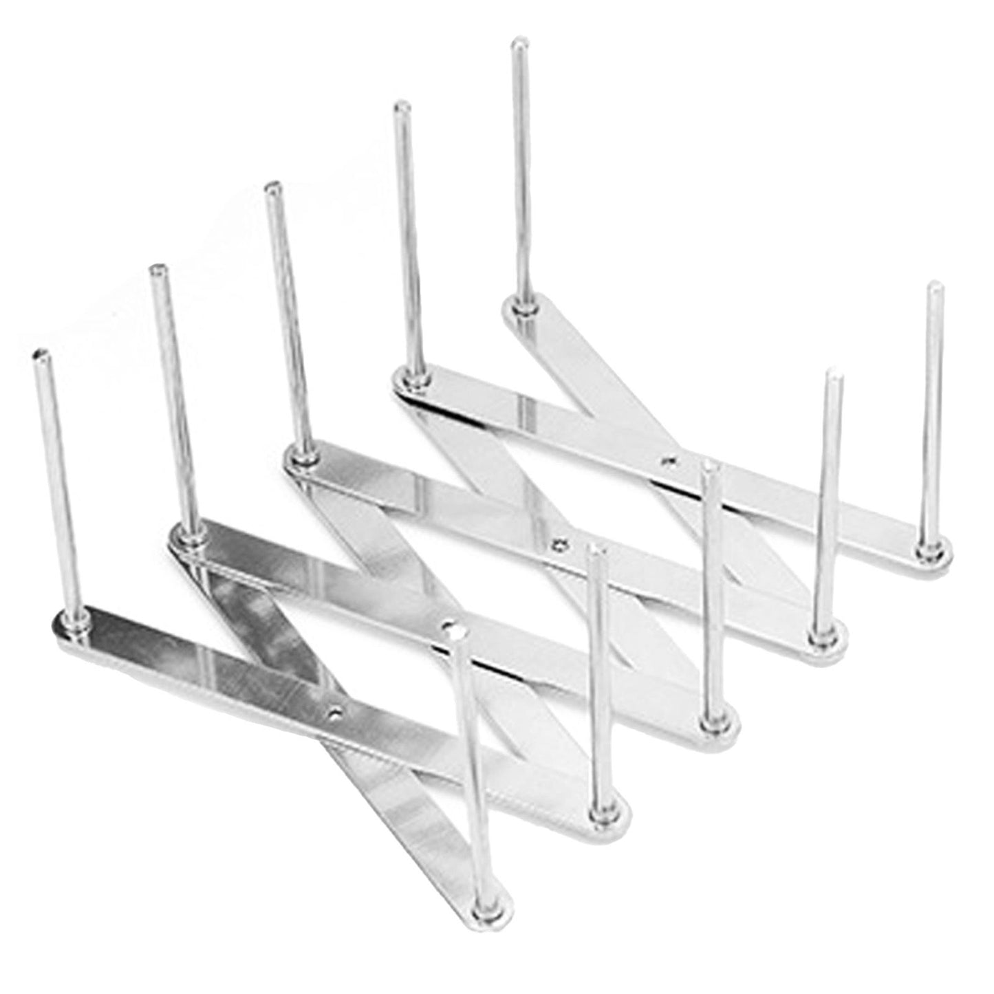 Dish Drying Rack Telescopic Stainless Steel Slip Resistant Adjustable Dish Drainer Organizer for Kitchen 1PCS