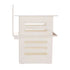 Bathroom Kitchen Draining Shelf Plastic Adhesive Waterproof Small Wall Chopsticks Basket Organizer White