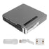 20 Regular Cigarettes Case Box USB Rechargeable Cigarette Case with Lighter for Men Women Ideal Gift for Smoker Gray Matte