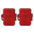 2PCS Torch Lighter Case IP56 Waterproof Safe Portable Torch Lighter Cover for Outdoor Camping Travel Red