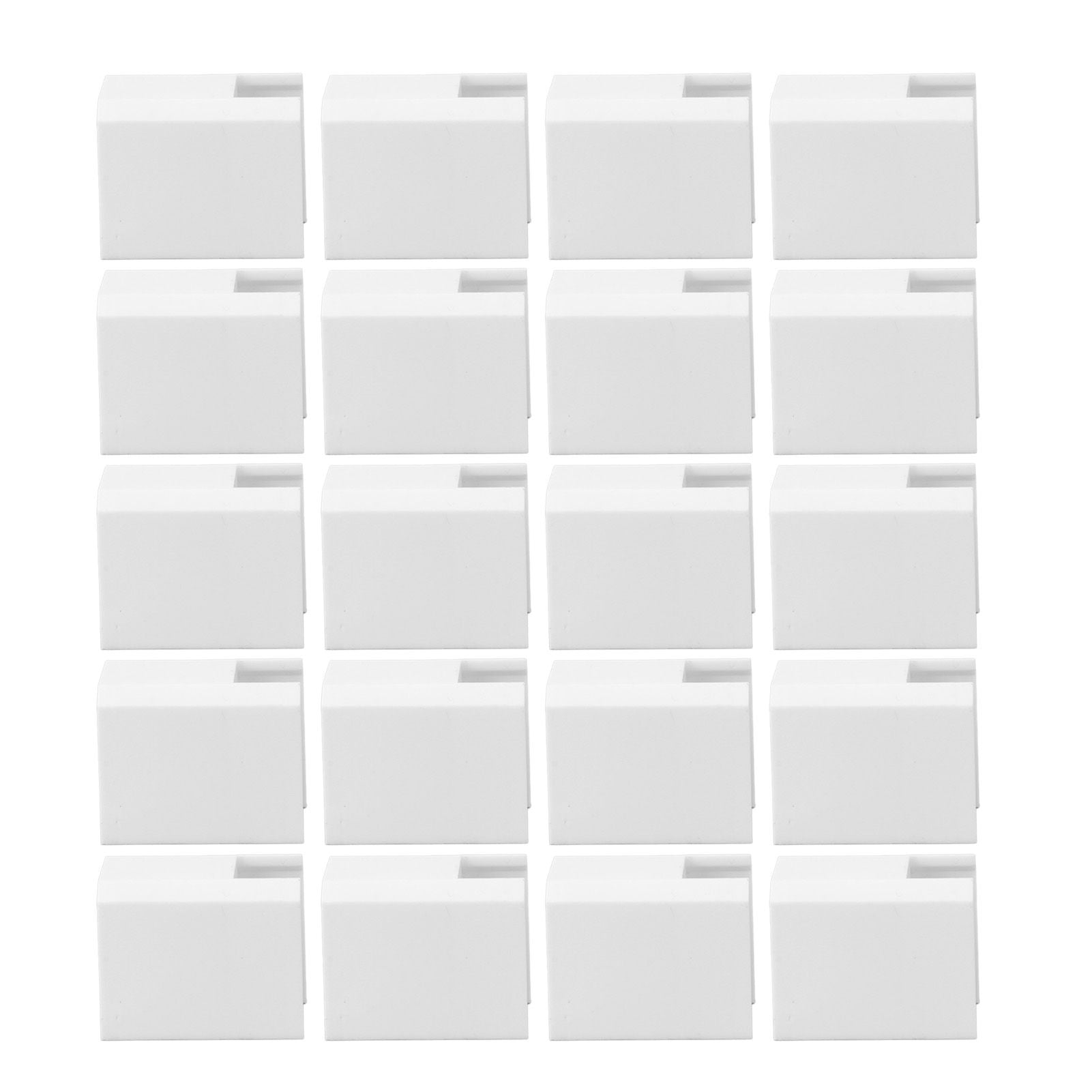 20Pcs Sliding Door Window Lock Stop Block Plastic Limit Safe Non Collision Accessories Short