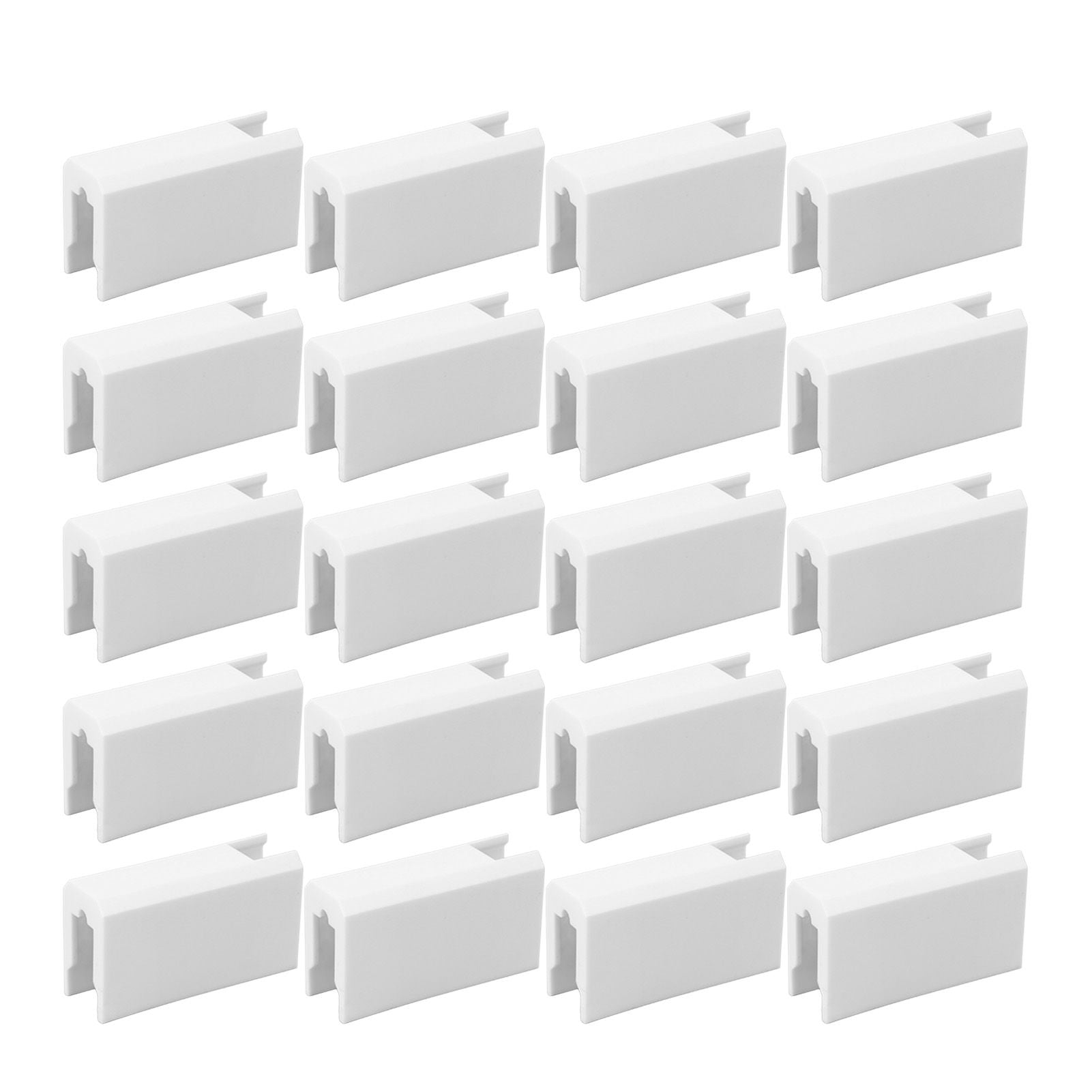20Pcs Sliding Door Window Lock Stop Block Plastic Limit Safe Non Collision Accessories Long