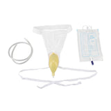 Urine Collector Bag 1000ml Reusable Skin Friendly Silicone Urine Drainage Bag for Elderly