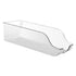 Clear Plastic Storage Bin Refrigerator Organizer Bin Household Double Ear Transparent Storage Box PET Desktop Basket