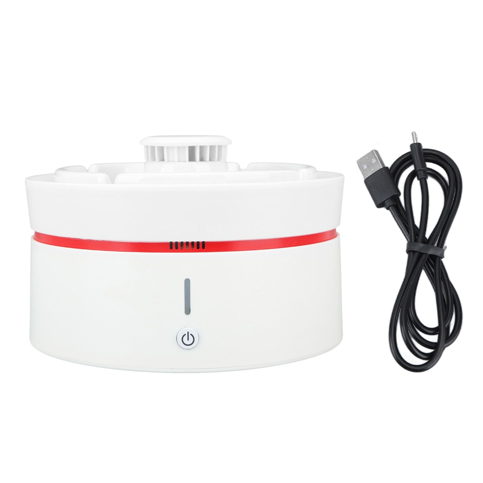 Air Purifier Ashtray Smell PM2.5 Removal 4000mAh USB Rechargeable Smokeless Ashtray for Office Family Bar Car White