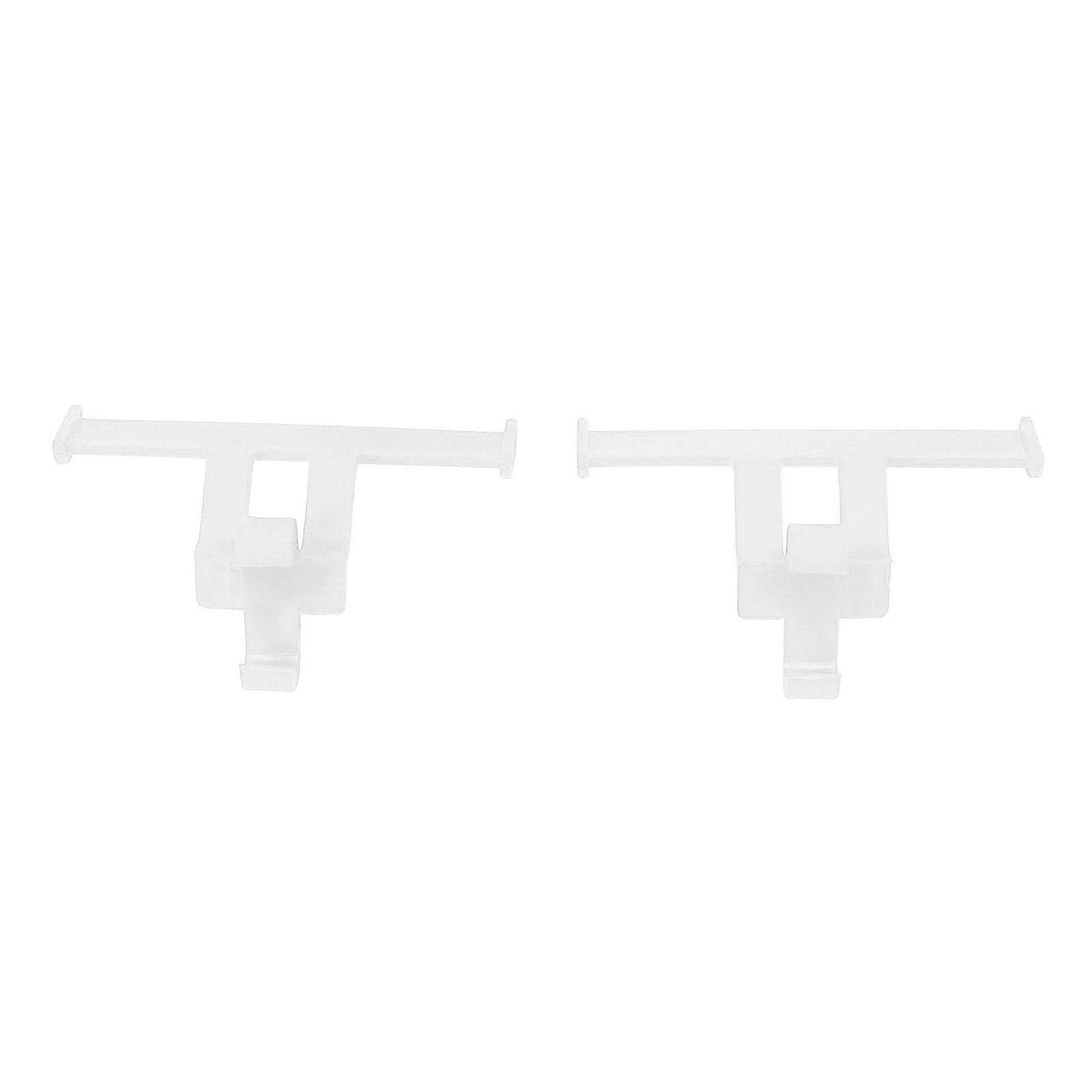 1 Pair Clogs Shoes Tail Wing Decor ABS Slippers Tail Fin Decoration Pendant Ornament White