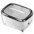 Tissue Box Transparent Napkin Box Simple Creative Storage Box Fixed Lid Paper Organizer Black