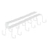 Kitchen Utensil Holder Hanger Iron Double Row Hook Spoon Shovel Shelving for Restaurant White
