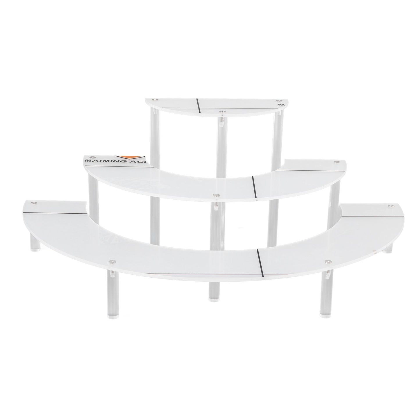 Acrylic Display Stand Transparent 3 Tiered Product Food Dessert Stand Round Display Riser Detachable Display Shelf for Home Restaurant Office Store