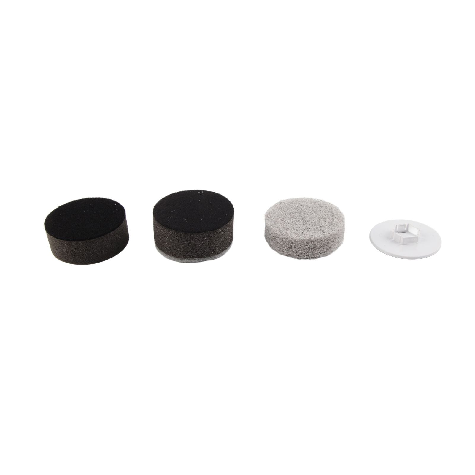 3PCS Electric Spin Scrubber Head Cordless Cleaning Scrubber Brush Head for Replacement Coarse Fiber , Sponge, Cleaning Cloth, Base
