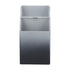 Clamshell Cigarette Case 20 Capacity ABS Portable Cigarette Holder Case for Cigarette Storage Gray Gradient