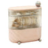 Desktop Storage Box 3 Tier Rotating Divided Organizer for Jewelry Data Cable Cosmetic Cream Pink