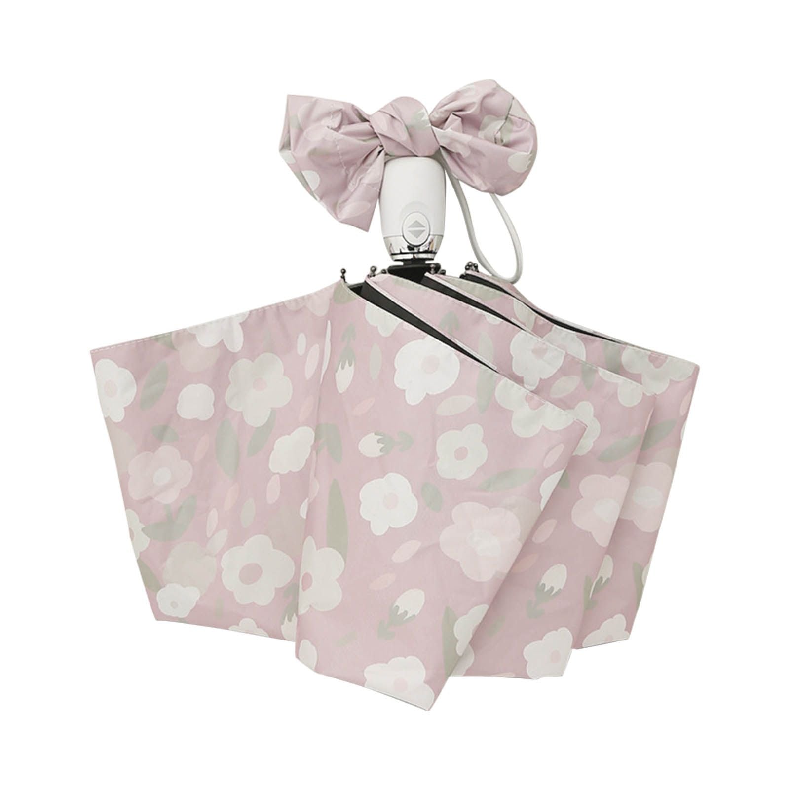 Automatic Umbrella Small Flower Style Umbrella Sunshade UV Protection Folding Umbrella Sun Rain Waterproof Umbrella