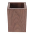 Cooking Utensil Container Smoothing Stable Large Capacity Simple Wooden Pen Holder for Kitchen Family Office Squared(4.3x3.1x3.1in)