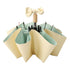 Travel Umbrella Ice Cream Color Sun Rain Proof UV Protection Foldable Portable Umbrella for Men Women Yellow Green