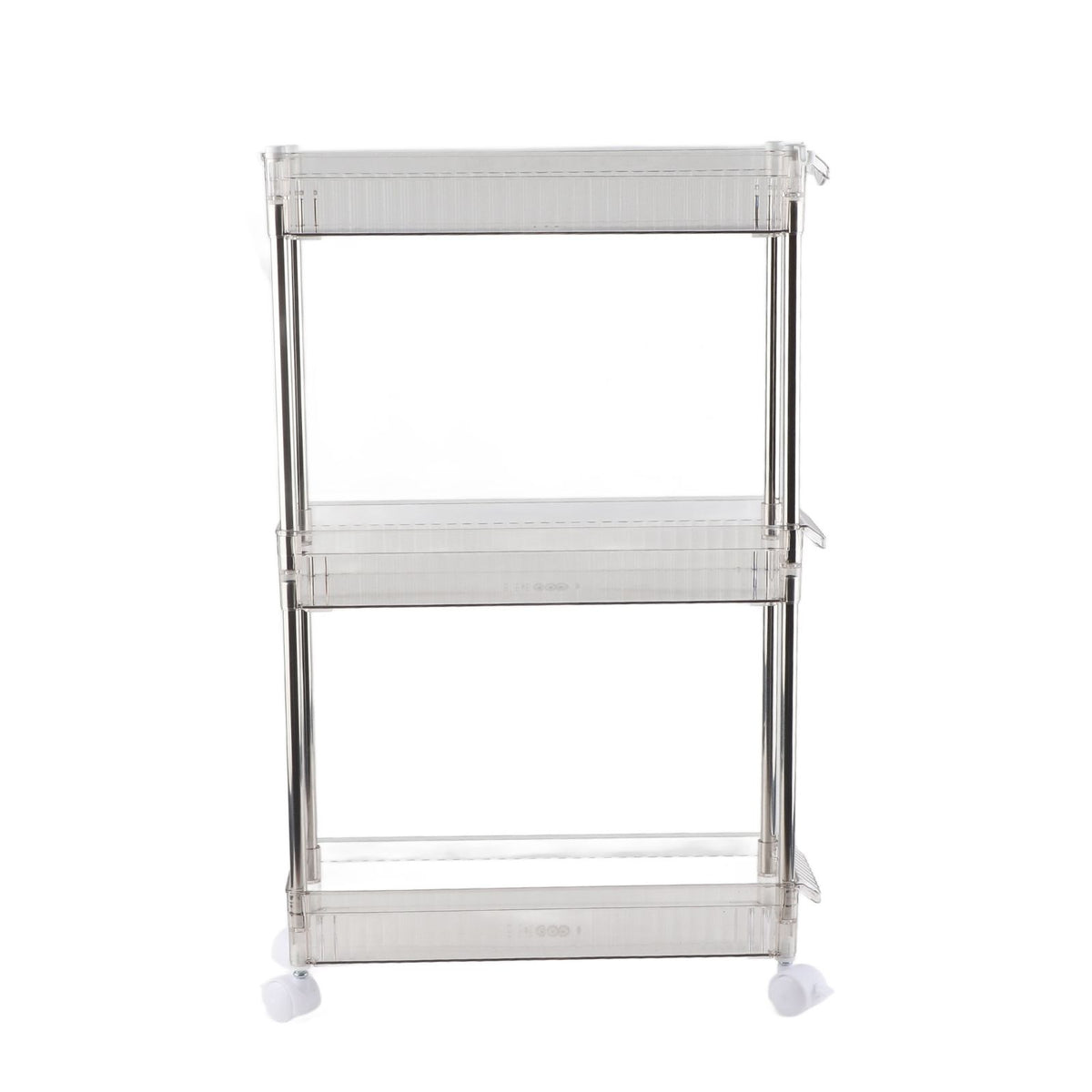 Bathroom Gap Shelf Bathroom Cosmetics Transparent Storage Rack Multi Layer Bathroom Organizer 3 Layers 37x12x50cm