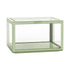 Figure Organizer Desktop Doll Acrylic Display Cabinet High Transparency Sealed Dustproof Show Case Light Green
