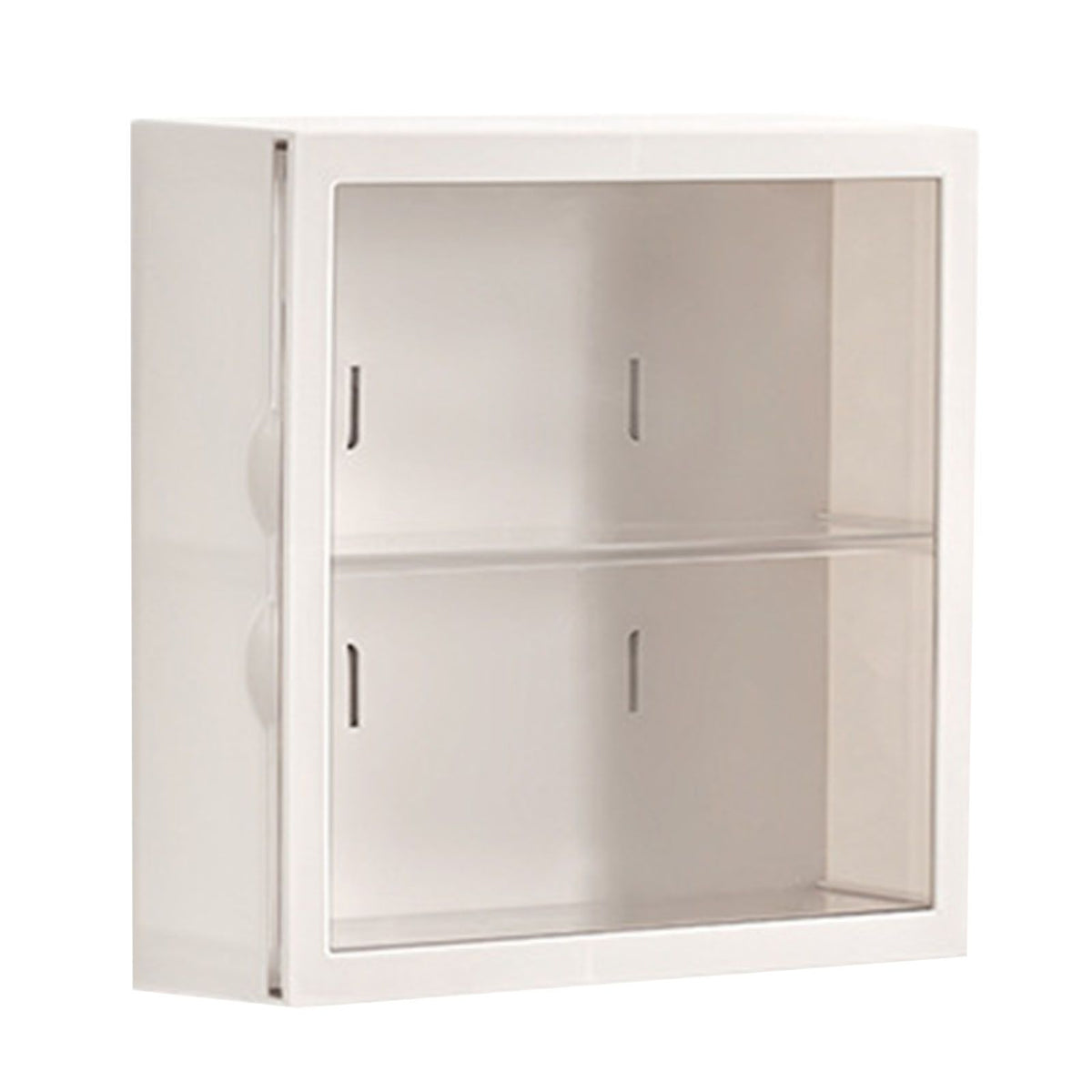 Wall Mounted Showcase Blind Box Figures Display Case Handicraft Storage Display Rack Dust Proof Doll Toy Storage Box White